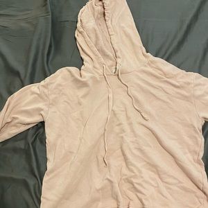 Blush Cropped Hoodie